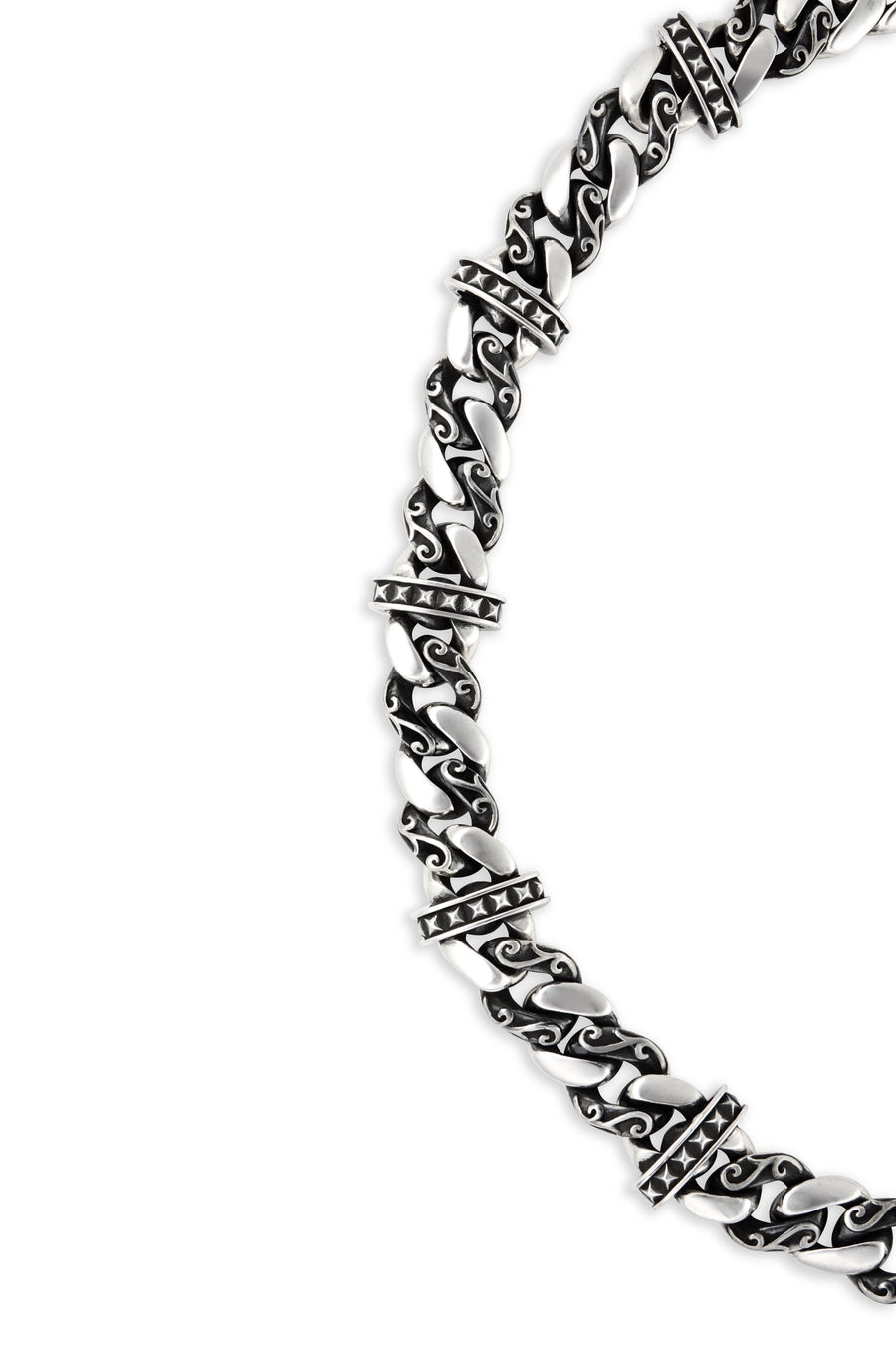 Studded Cuban Link Necklace