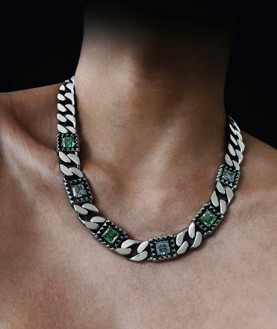 Studded Icon Necklace